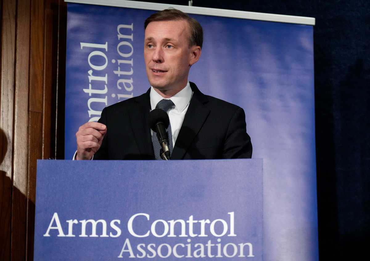 National Security Advisor Jake Sullivan speaking at the ACA Annual Meeting in Washington, D.C., June 2 2023 (Photo: Allen Harris, ACA)