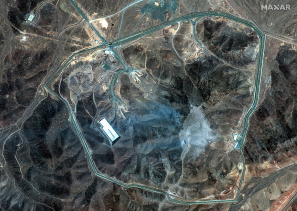 The Fordow underground uranium enrichment complex, Iran, June 22, 2025 (Getty Images)